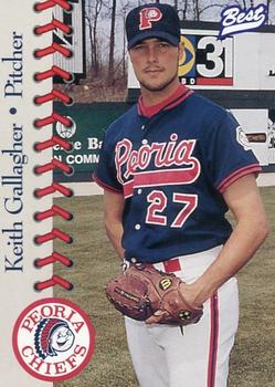 1997 Best Peoria Chiefs #10 Keith Gallagher Front