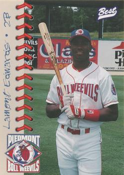 1997 Best Piedmont Boll Weevils #13 Lamont Edwards Front