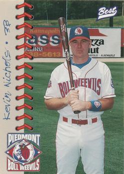 1997 Best Piedmont Boll Weevils #22 Kevin Nichols Front