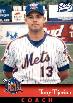 1997 Best Pittsfield Mets #3 Tony Tijerina Front