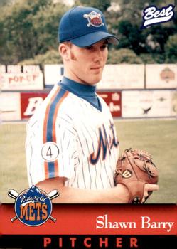 1997 Best Pittsfield Mets #6 Shawn Barry Front
