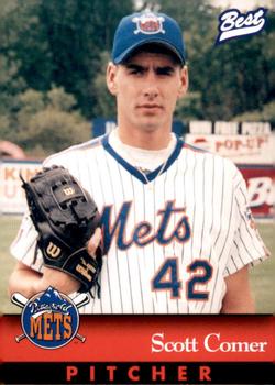 1997 Best Pittsfield Mets #9 Scott Comer Front