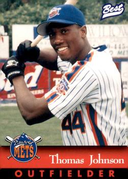 1997 Best Pittsfield Mets #14 Thomas Johnson Front