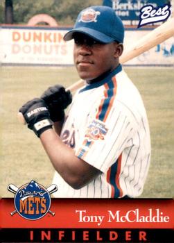 1997 Best Pittsfield Mets #17 Tony McCladdie Front