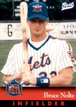 1997 Best Pittsfield Mets #20 Bruce Nolte Front