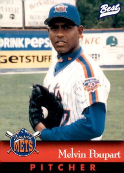1997 Best Pittsfield Mets #23 Melvin Poupart Front
