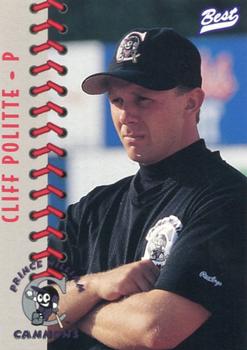 1997 Best Prince William Cannons #27 Cliff Politte Front
