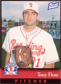 1997 Best Reading Phillies #14 Tony Fiore Front