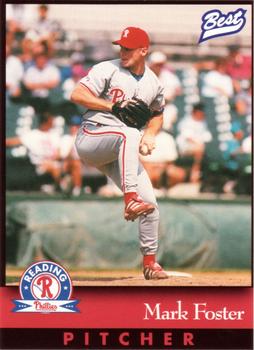 1997 Best Reading Phillies #15 Mark Foster Front