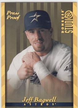 1997 Studio - Press Proofs Gold #102 Jeff Bagwell Front