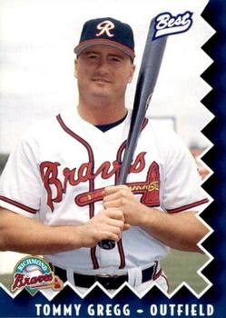1997 Best Richmond Braves SGA #11 Tommy Gregg Front