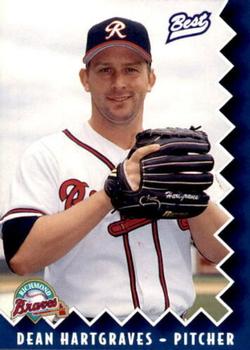 1997 Best Richmond Braves SGA #13 Dean Hartgraves Front