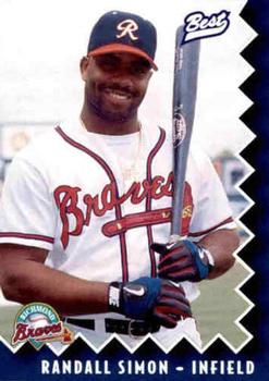 1997 Best Richmond Braves SGA #23 Randall Simon Front