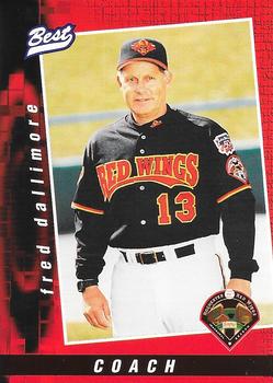 1997 Best Rochester Red Wings #3 Fred Dallimore Front