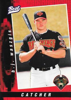1997 Best Rochester Red Wings #26 B.J. Waszgis Front