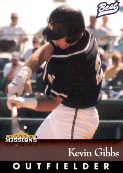 1997 Best San Antonio Missions #24 Kevin Gibbs Front