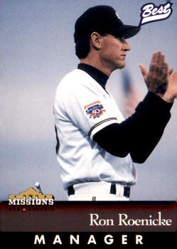 1997 Best San Antonio Missions #27 Ron Roenicke Front