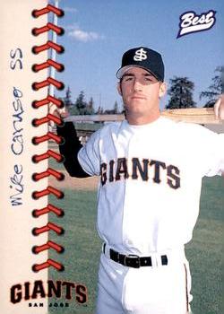 1997 Best San Jose Giants #2 Mike Caruso Front