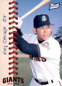 1997 Best San Jose Giants #9 Rey Corujo Front