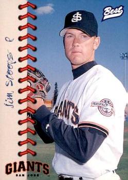 1997 Best San Jose Giants #14 Jim Stoops Front