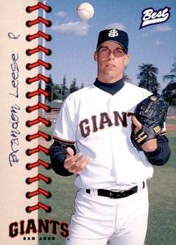 1997 Best San Jose Giants #18 Brandon Leese Front