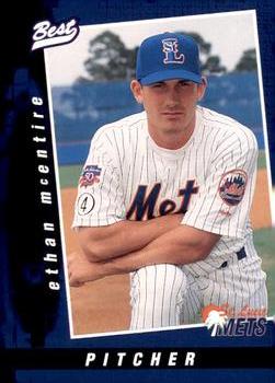1997 Best St. Lucie Mets #17 Ethan McEntire Front