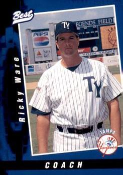 1997 Best Tampa Yankees #4 Ricky Ware Front