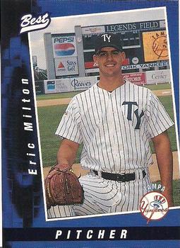 1997 Best Tampa Yankees #19 Eric Milton Front