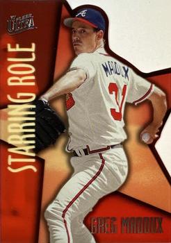 1997 Ultra - Starring Role #7 Greg Maddux Front