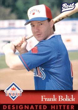 1997 Best Vancouver Canadians #7 Frank Bolick Front
