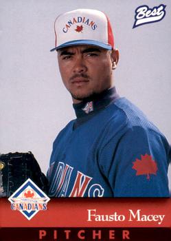 1997 Best Vancouver Canadians #19 Fausto Macey Front