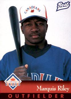 1997 Best Vancouver Canadians #24 Marquis Riley Front