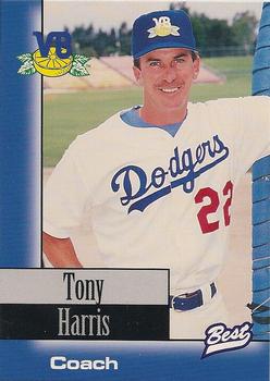 1997 Best Vero Beach Dodgers #2 Tony Harris Front
