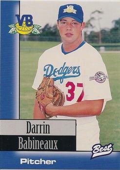 1997 Best Vero Beach Dodgers #4 Darrin Babineaux Front