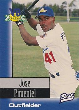 1997 Best Vero Beach Dodgers #20 Jose Pimentel Front
