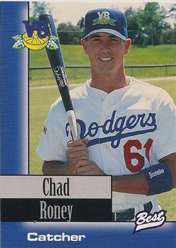 1997 Best Vero Beach Dodgers #22 Chad Roney Front