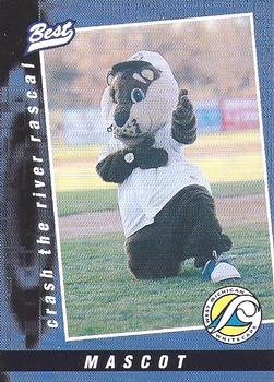 1997 Best West Michigan Whitecaps #4 Crash The River Rascal Front