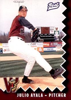1997 Best Wisconsin Timber Rattlers #4 Julio Ayala Front