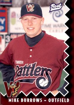 1997 Best Wisconsin Timber Rattlers #5 Mike Burrows Front
