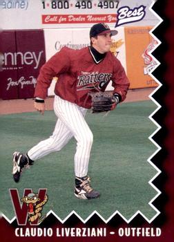 1997 Best Wisconsin Timber Rattlers #17 Claudio Liverziani Front