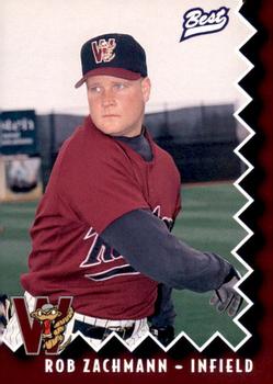 1997 Best Wisconsin Timber Rattlers #28 Rob Zachmann Front