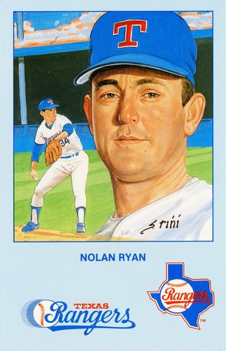 1990 Historic Limited Editions Nolan Ryan Postcards (Series 1) #1 Nolan Ryan Front