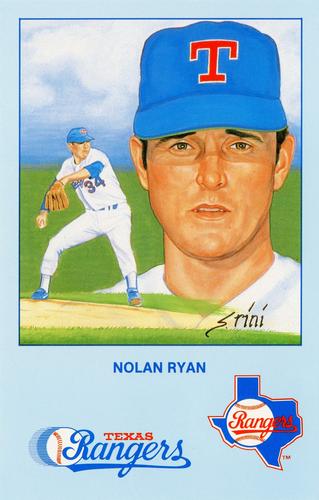 1990 Historic Limited Editions Nolan Ryan Postcards (Series 1) #3 Nolan Ryan Front