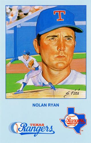 1990 Historic Limited Editions Nolan Ryan Postcards (Series 1) #4 Nolan Ryan Front