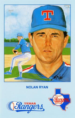 1990 Historic Limited Editions Nolan Ryan Postcards (Series 1) #6 Nolan Ryan Front