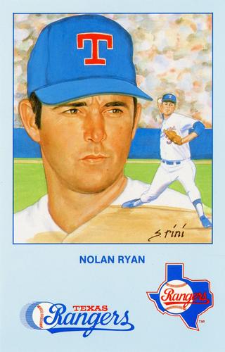 1990 Historic Limited Editions Nolan Ryan Postcards (Series 1) #7 Nolan Ryan Front