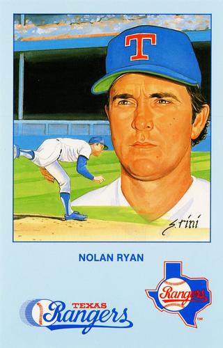 1990 Historic Limited Editions Nolan Ryan Postcards (Series 1) #8 Nolan Ryan Front
