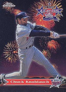 1997 Topps Chrome - All-Stars Refractors #AS5 Chuck Knoblauch Front