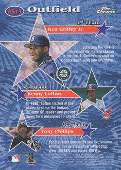 1997 Topps Chrome - All-Stars Refractors #AS13 Ken Griffey Jr. Back