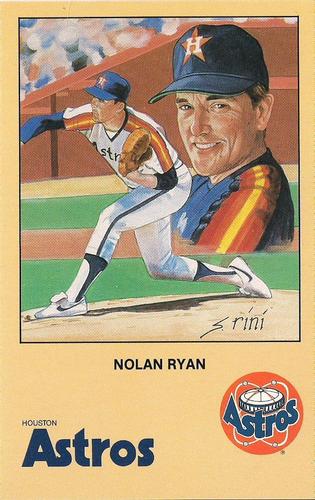 1990 Historic Limited Editions Nolan Ryan Postcards (Series 2) #7 Nolan Ryan Front